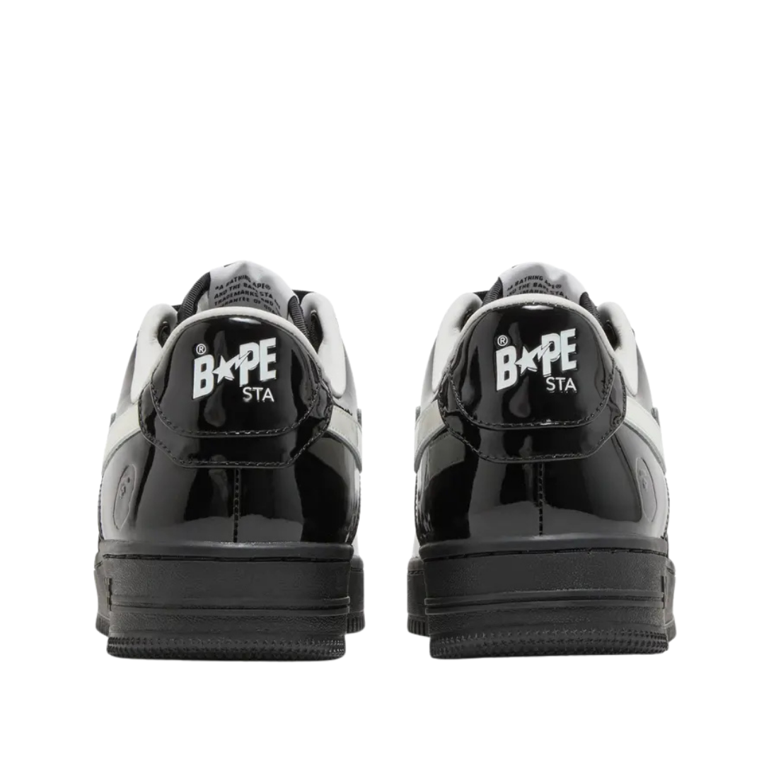 A Bathing Ape Bape Sta #2 Black Patent