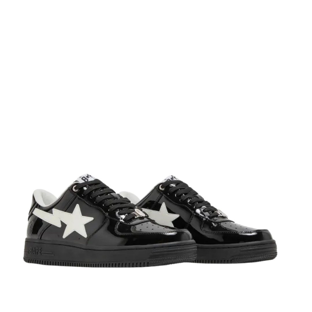 A Bathing Ape Bape Sta #2 Black Patent