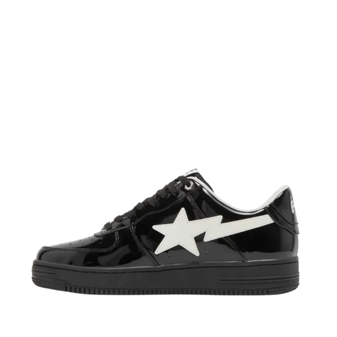 A Bathing Ape Bape Sta #2 Black Patent