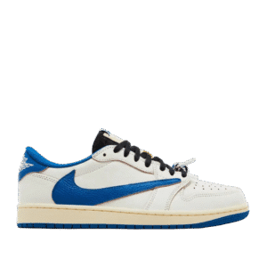 Jordan 1 Retro Low OG SP Fragment x Travis Scott Sail Military Blue