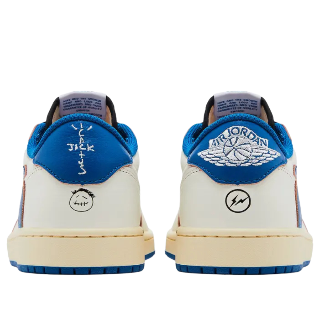 Jordan 1 Retro Low OG SP Fragment x Travis Scott Sail Military Blue
