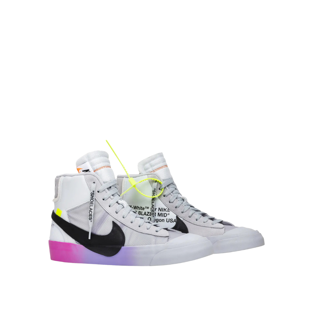 Nike Blazer Mid Off-White Wolf Grey Serena Queen