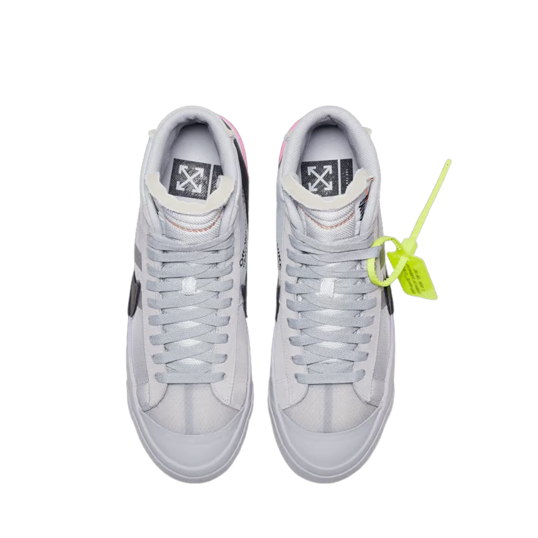 Nike Blazer Mid Off-White Wolf Grey Serena Queen